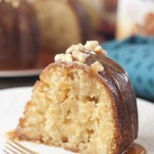 Salted Caramel Kentucky Butter Cake | Wishes and Dishes