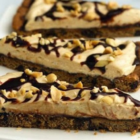 Chocolate Peanut Butter Cookie Pizza