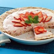 Fluffy Strawberry Meringue Pie