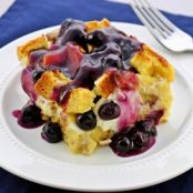 Overnight Blueberry French Toast