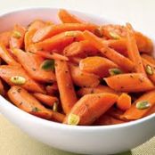 Cider-Glazed Carrots with Pumpkin Seeds