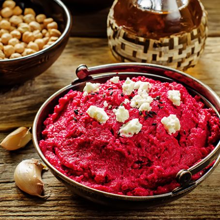 Citrus-Beet Hummus