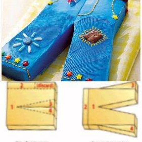 Groovy Jeans Cake