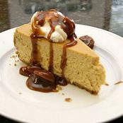 Brown Sugar Cheesecake With Caramel Pecan Topping