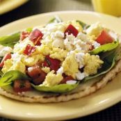 Mediterranean Breakfast Pitas