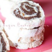 Sugar Coated Almond and Chocolate Marble Cookies