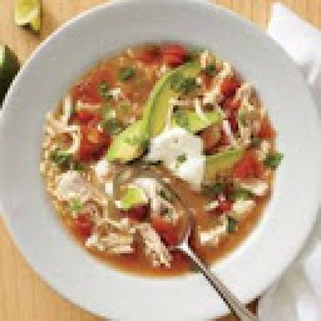 Mexican Chicken and Rice Soup