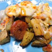 Kielbasa Potato Bake