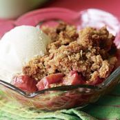 Rhubarb Brown Sugar Crumble