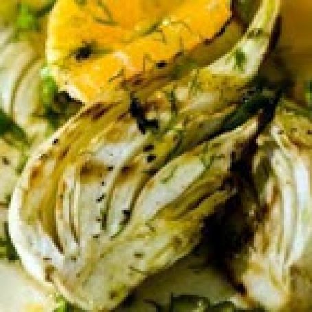 Grilled Fennel Salad with Clementines