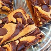PEANUT BUTTER SWIRL BARS
