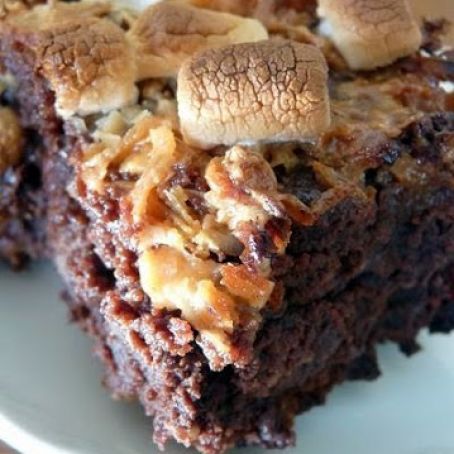 Gluten Free Paula Deen Rocky Road Bars