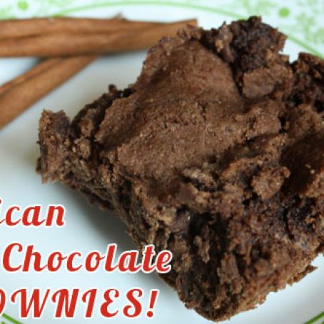 Vegan Mexican Hot Chocolate Brownies