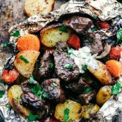 Butter Garlic Herb Steak Foil Packets