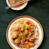 Spicy Braised Chicken With Root Vegetables