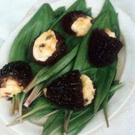 Morels Stuffed with Creamy Mashed Potatoes