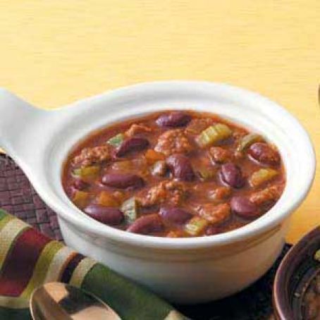 Slow Cooker Beef Chili Recipe