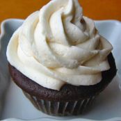 Chocolate Devil’s Food Cupcakes with Easy Vanilla Frosting