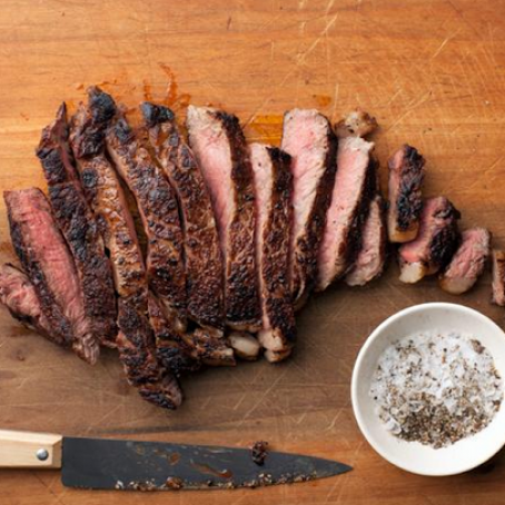 Pan-Seared Rib-Eye (Alton Brown)