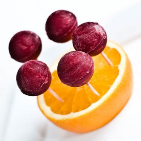 Blood Orange and Grand Marnier Popsicles