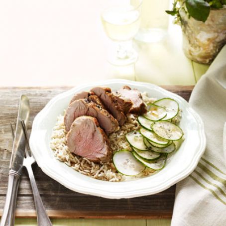 Glazed Pork and Cukes