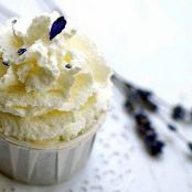 Lavendar Whipped Cream Dark Cocoa Cupcakes