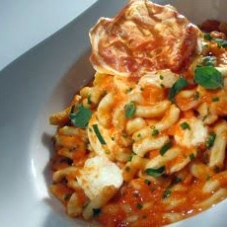 Yellow Tomato Sauce with Buffalo Mozzarella