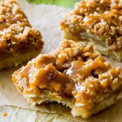 Salted Caramel Apple Pie Bars