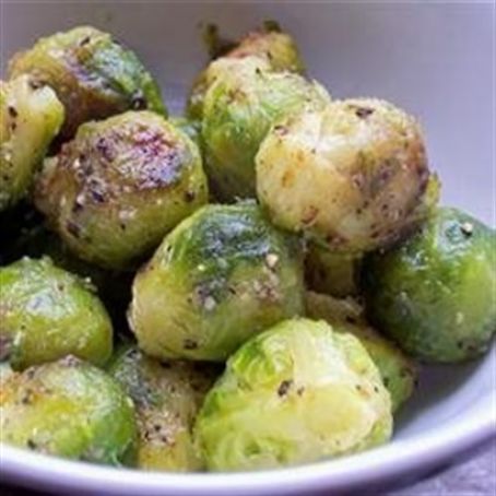 Simple Roasted Salted Brussel Sprouts
