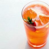Strawberry, Lemon, and Basil Soda