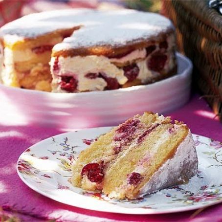 Raspberry Layer Cake