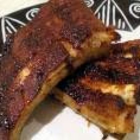 Oven Baked barbequed Ribs