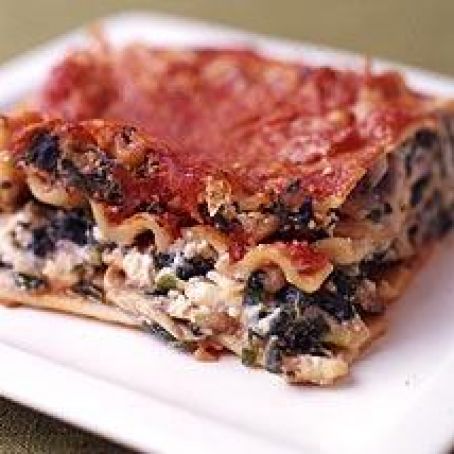 Two Cheese Vegetable Lasagna