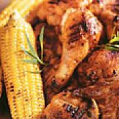 Grilled Corn with Roasted Garlic Butter