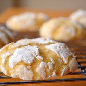 Meyer Lemon Cardamom Crinkle Cookies