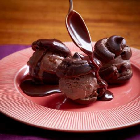 Chocolate Profiteroles