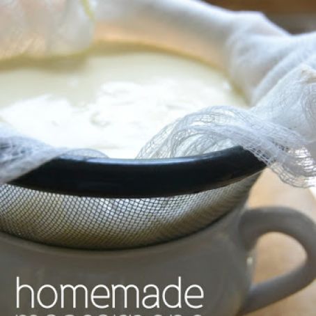 Homemade Mascarpone Cheese