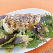 Grilled Chicken with Mustard-Tarragon Sauce