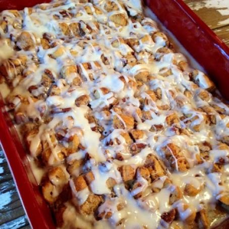 Cinnamon Roll French Toast Bake