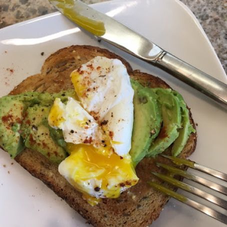 Avocado and Poached Egg Brunch Toast