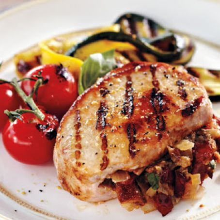 Bacon-Stuffed Pork Chops