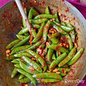 Spicy Sugar Snap Peas & Peanuts