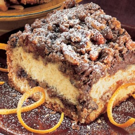 Coffee Cake with Chocolate Streusel