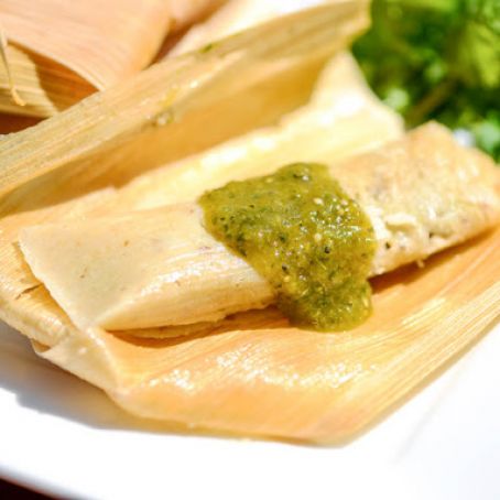 Tamales With Green Chili and Pork