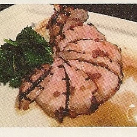 MAPlE•BRINED BERKSHIRE PORK CHOP WITH RED•EYE GRAVY