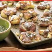 Crushed Potatoes with Rosemary Salt