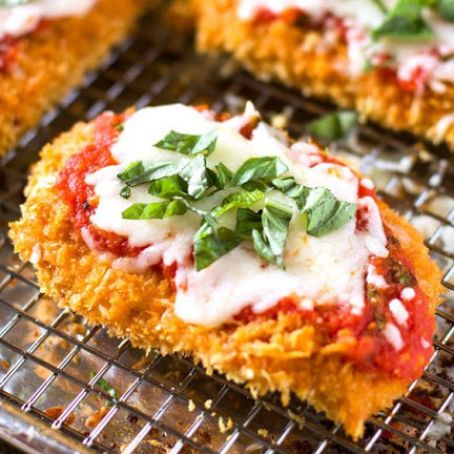 Baked Parmesan Chicken and Butternut Squash