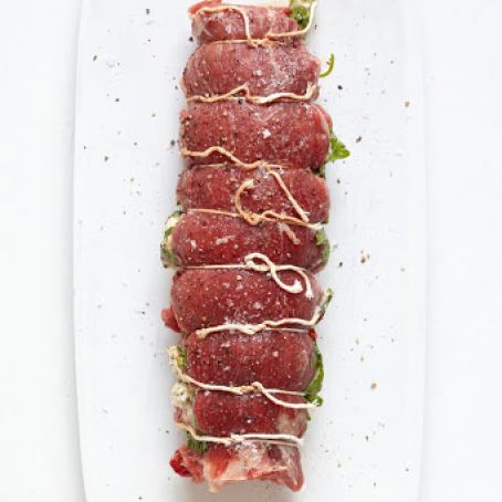 Gorgonzola Stuffed Steak Roll Ups