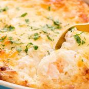 Cheesy Baked Shrimp Scampi Dip