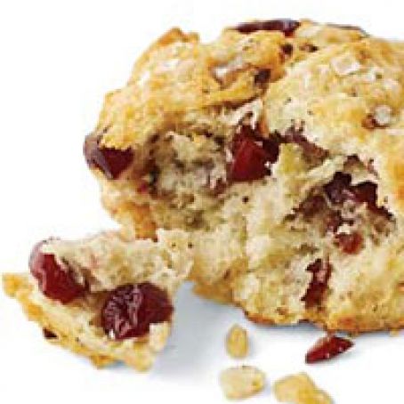 Savory Cranberry-Walnut Biscuits